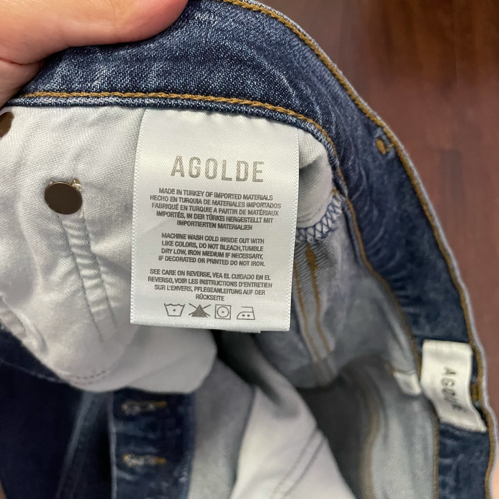 AGOLDE Riley High Rise Straight Crop in Transfer in Size 27 - Picture 11 of 11